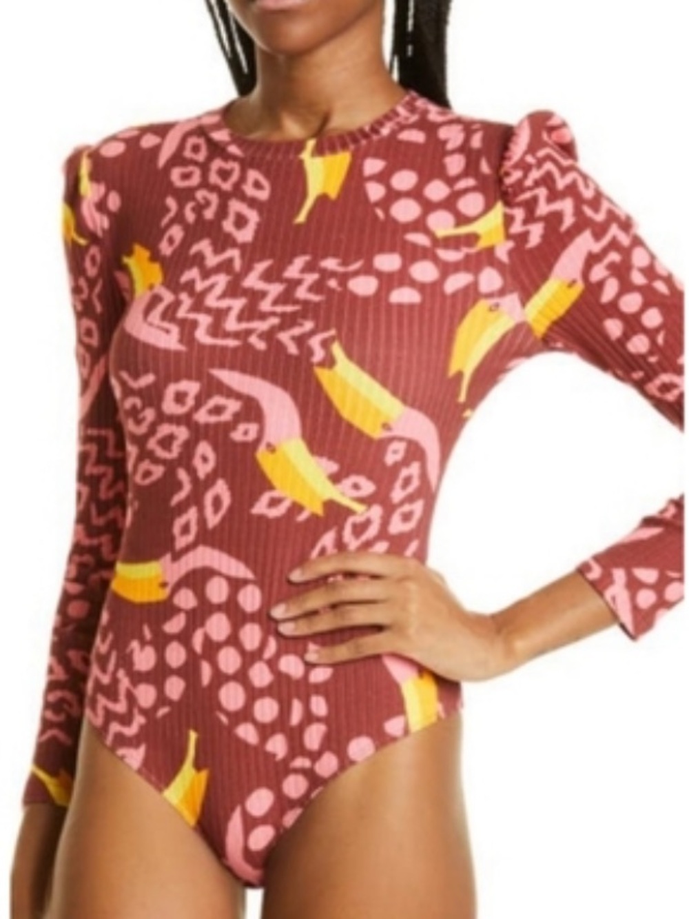 FARM Rio Toucanissimo Long Sleeve Bodysuit